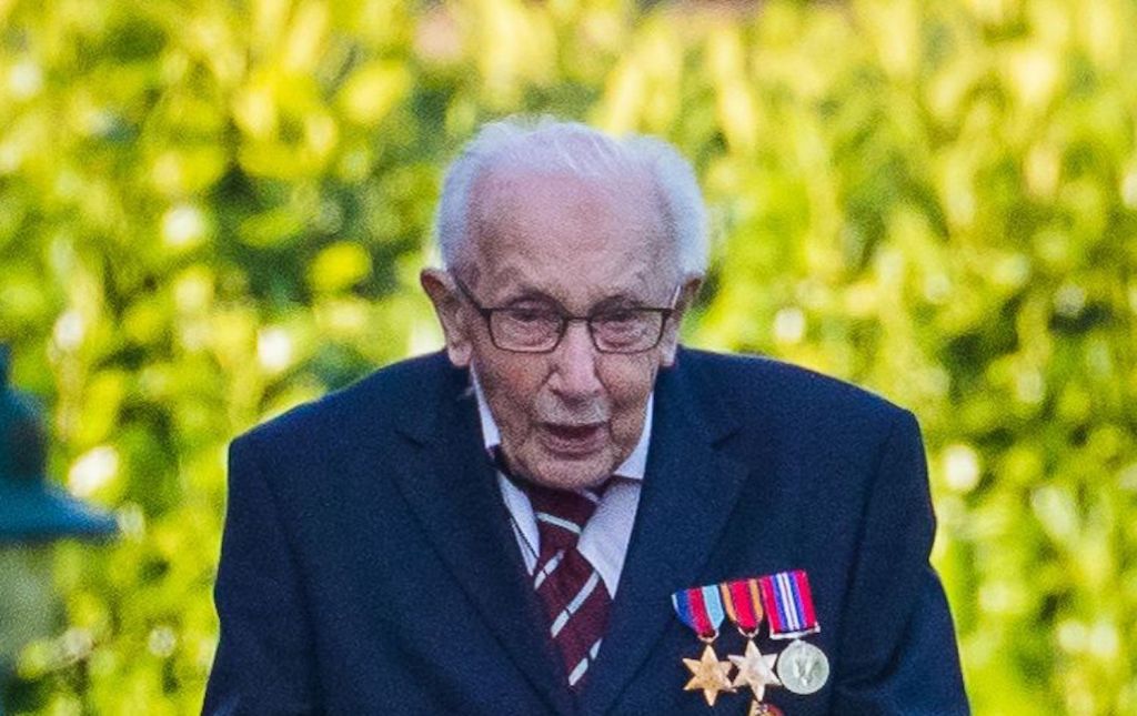 Tom Moore, the pensioner who made money for charity during lockdown