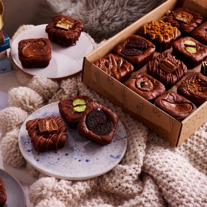 A range of delicious brownies from Chummys bakery