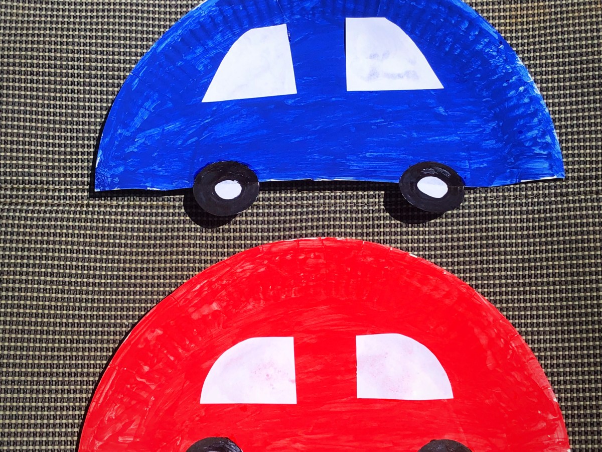 Paper plate car&nbsp;craft